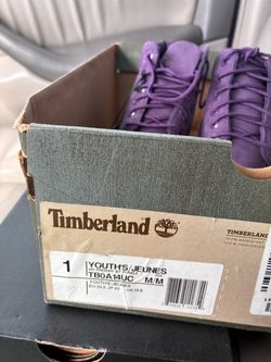 Timberland 6-Inch Premium Waterproof Boots Youth Purple