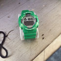 Green G Shock Watch