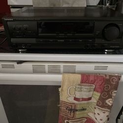 Technics Stereo Receiver And Surround Sound Speaker System 