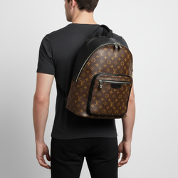 Louis Vuitton Josh Monogram Brown Macassar Backpack - M45349