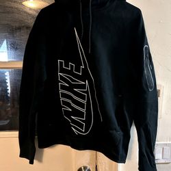 Nike Fleece Pullover Hoodie Black 