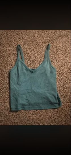 American Eagle dark green crop top