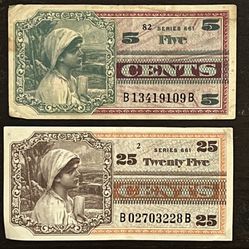 Antique War Money 