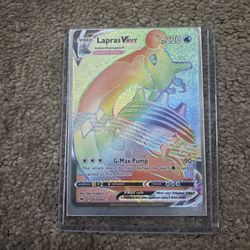 Rainbow Lapras Vmax Card
