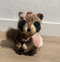 Decor Straw Racoon