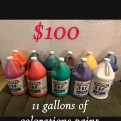 11 Gallons Of Colorations Paint Brand New 