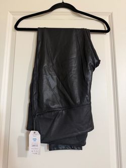 Time and tru Black Faux Leather High Rise Skinny Pants XXXL