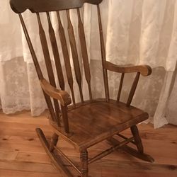 Wooden Rocking Chair — great condition!