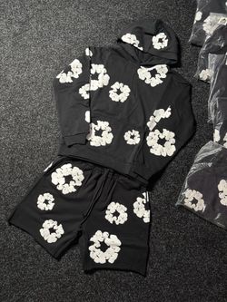 Denim Tears Full Set Hoodie & Shorts ‘black’