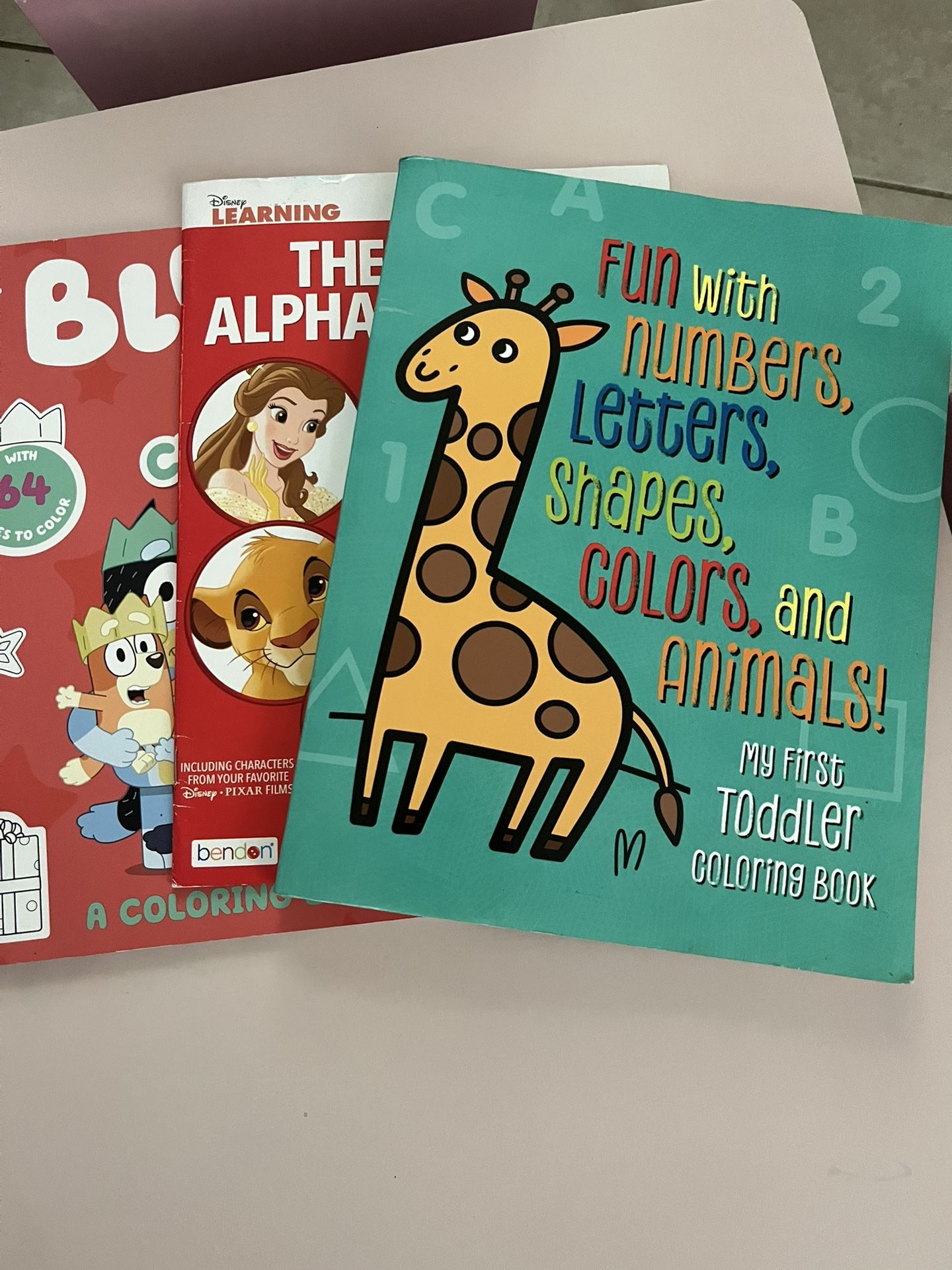 3 Preschool Work Books Brand New