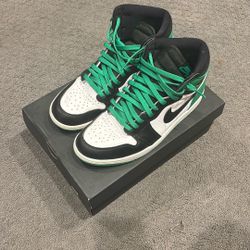 Jordan 1 OG lucky green high top size 10