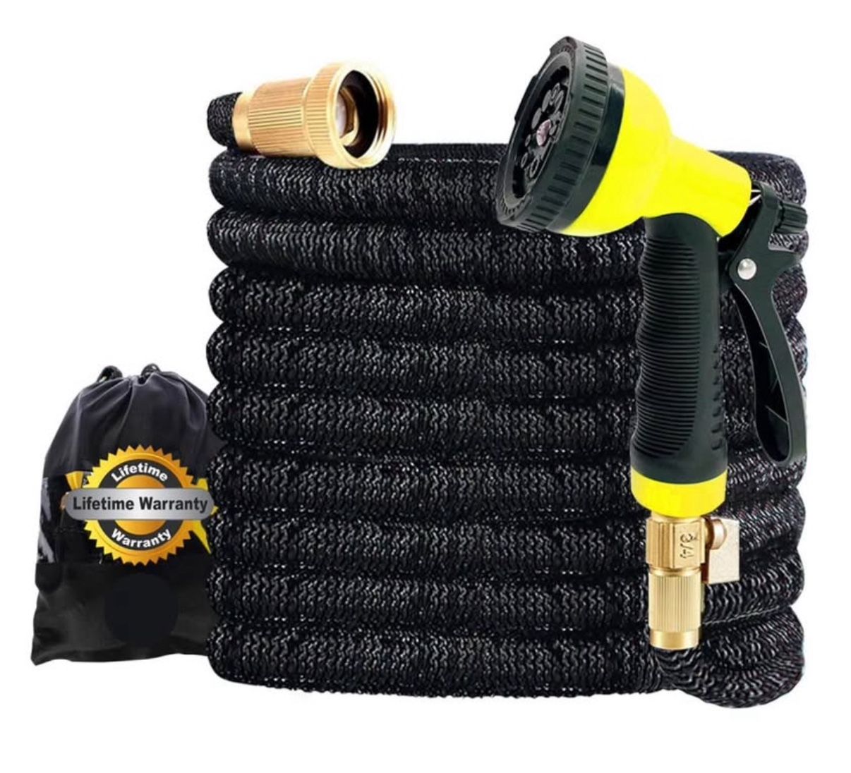 WHOLESALE XpandaHose 100ft Expandable Garden Hose with Holder - Heavy Duty Superior Strength 3750D