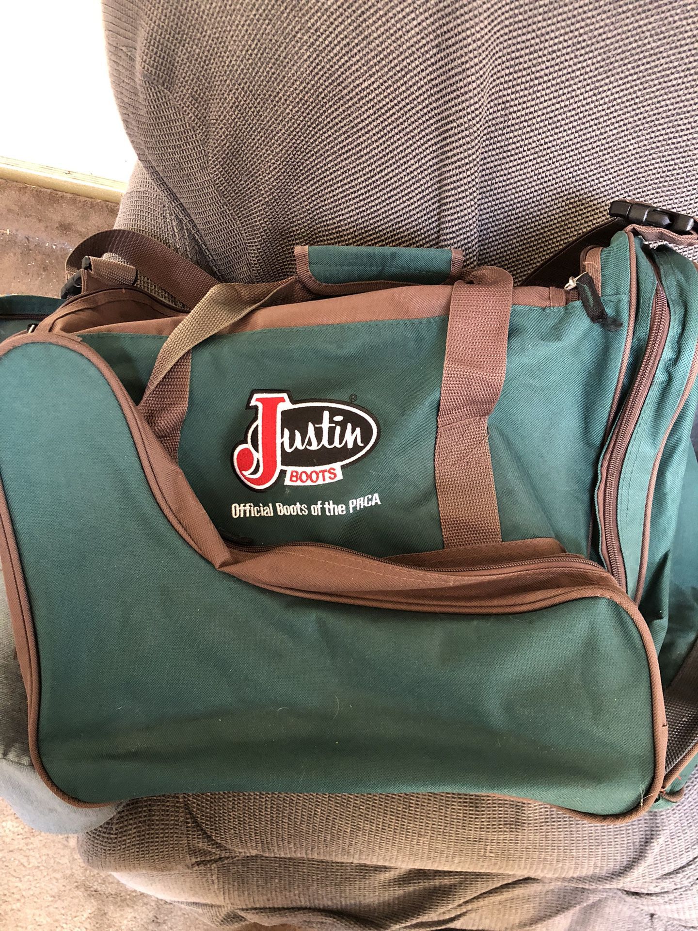 Justin’s Boot And Duffle Bag