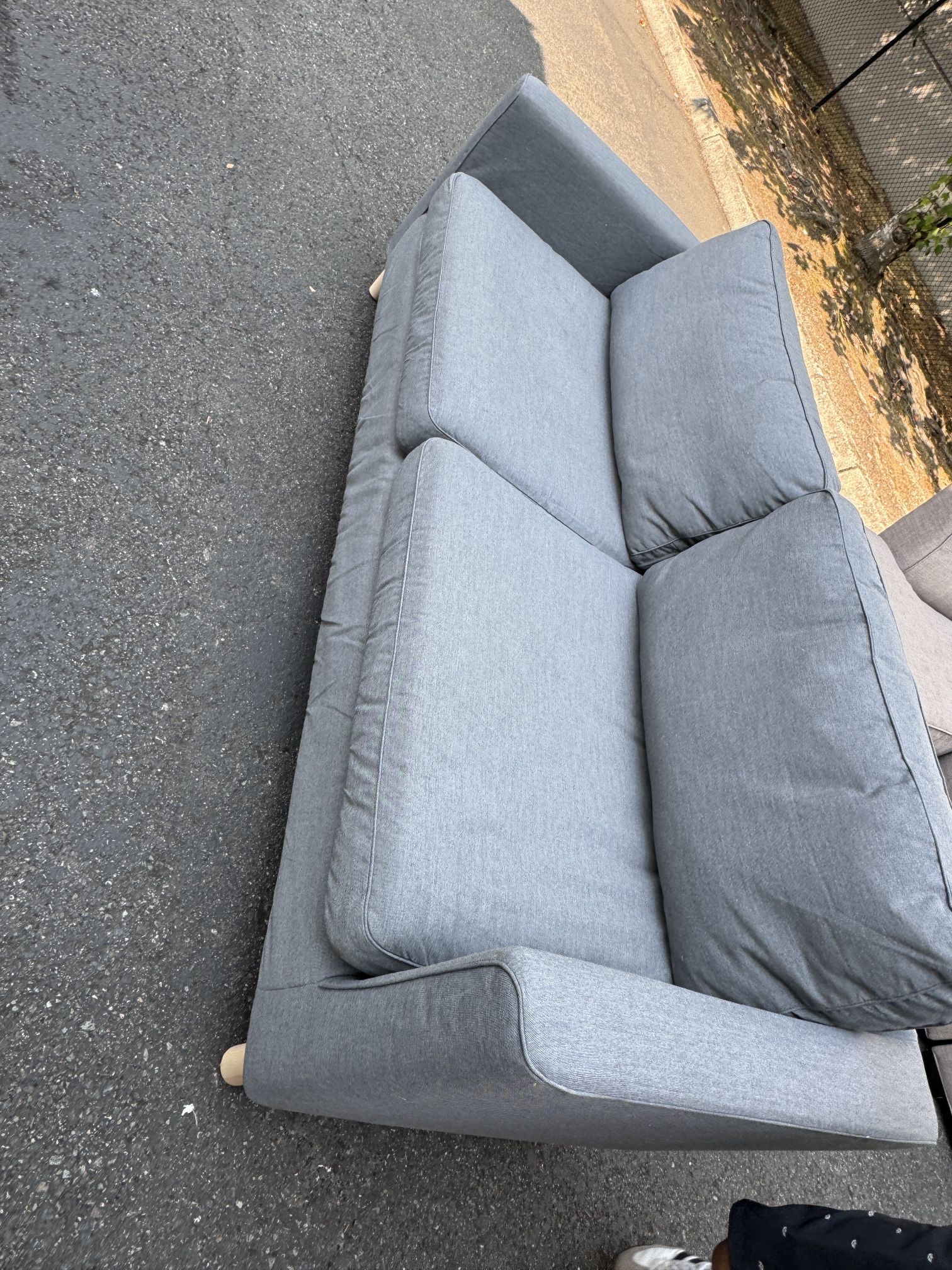 Sofa Couch Gray (Free Delivery)🚚 
