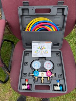 a/c r134a manifold gauge set