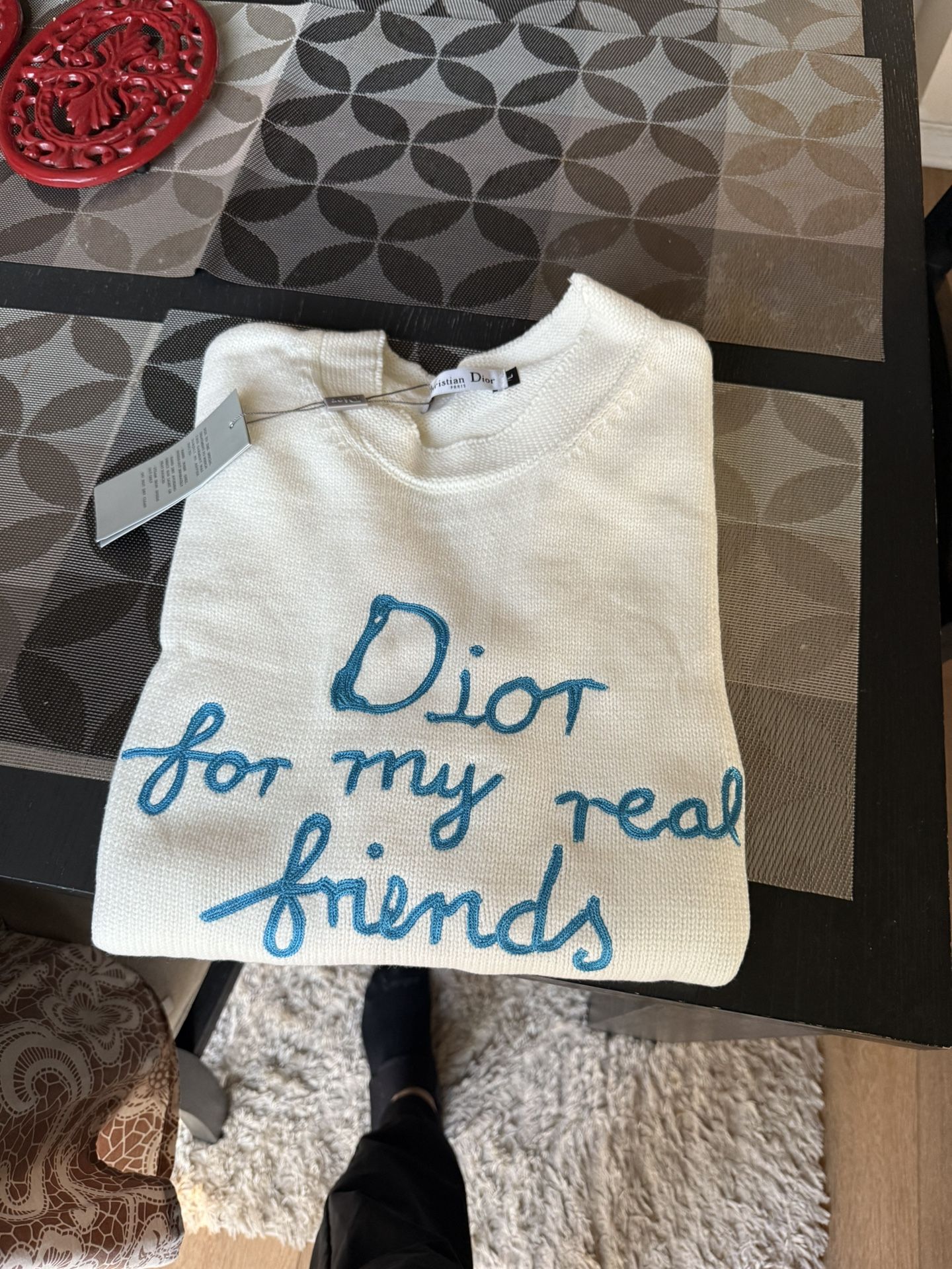 Dior For My Real Friends Sweater Men’s Size Large