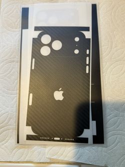 Carbon Fiber Vinyl For iPhone 17 Pro Max