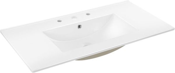 JONATHAN Y 36" Bathroom Vanity Sink Top – $85