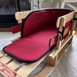 LLBean Kids Pull  Sled And Cushion Set