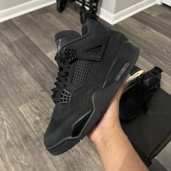 Jordan Black Cat 4 Sz 10 Og Box 