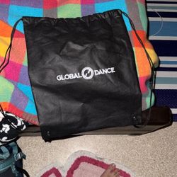 GLOBAL DANCE DRAWSTRING BAG