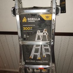 Brand New Gorilla 300lbs 18 Ft Ladder
