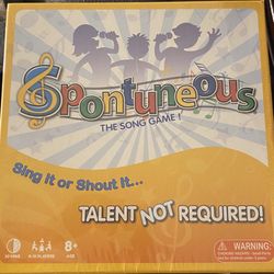 Spontuneous Game Board New