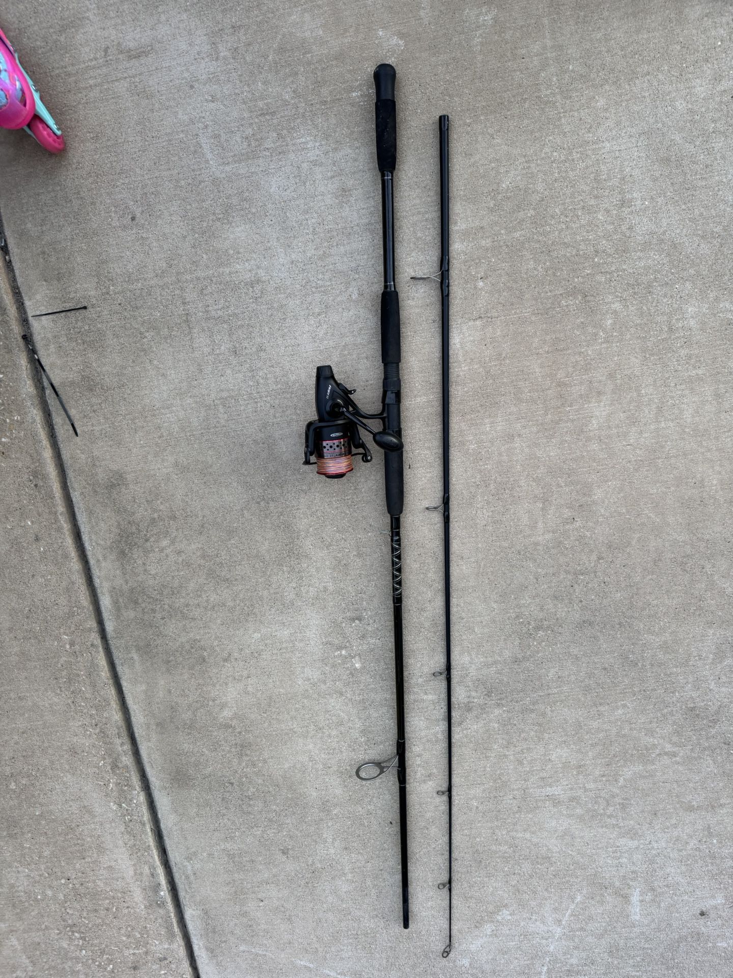 Penn pursuit iii 10’ 2pc mod fast action rod w/ fierce II 6000LL reel - excellent combo