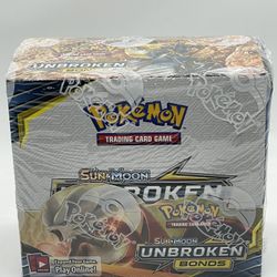 pokemon sun & moon unbroken bonds booster box Pokemon TCG: Sun & Moon Unbroken Bonds Booster Box – Collectors Emporium NY