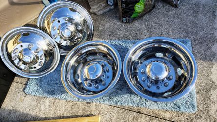 21 Inch 8 Lugs 5 Hand Holes Stainless Steel Wheel Simulators