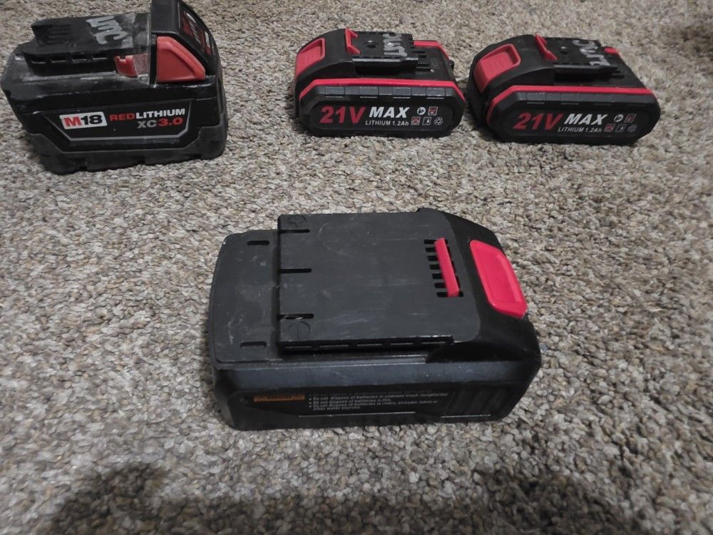 Milwaukee Batteries 