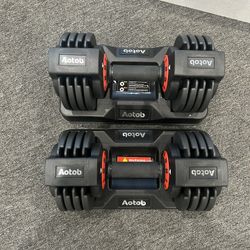Adjustable Dumbbells 25 Pounds Each 