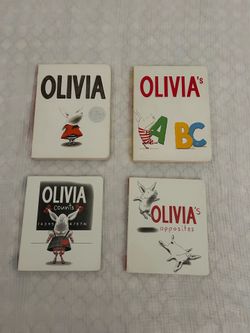 Olivia Hardcover Books Set of 4