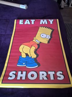 Original 1998 BART SIMPSON POSTER 24"x36"