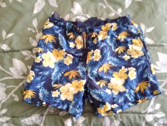 Blue Hawaiian shorts