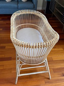 Wooden baby crib