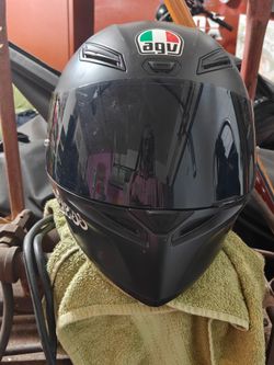 AGV Full-Face Motorcycle Helmet Matte Black