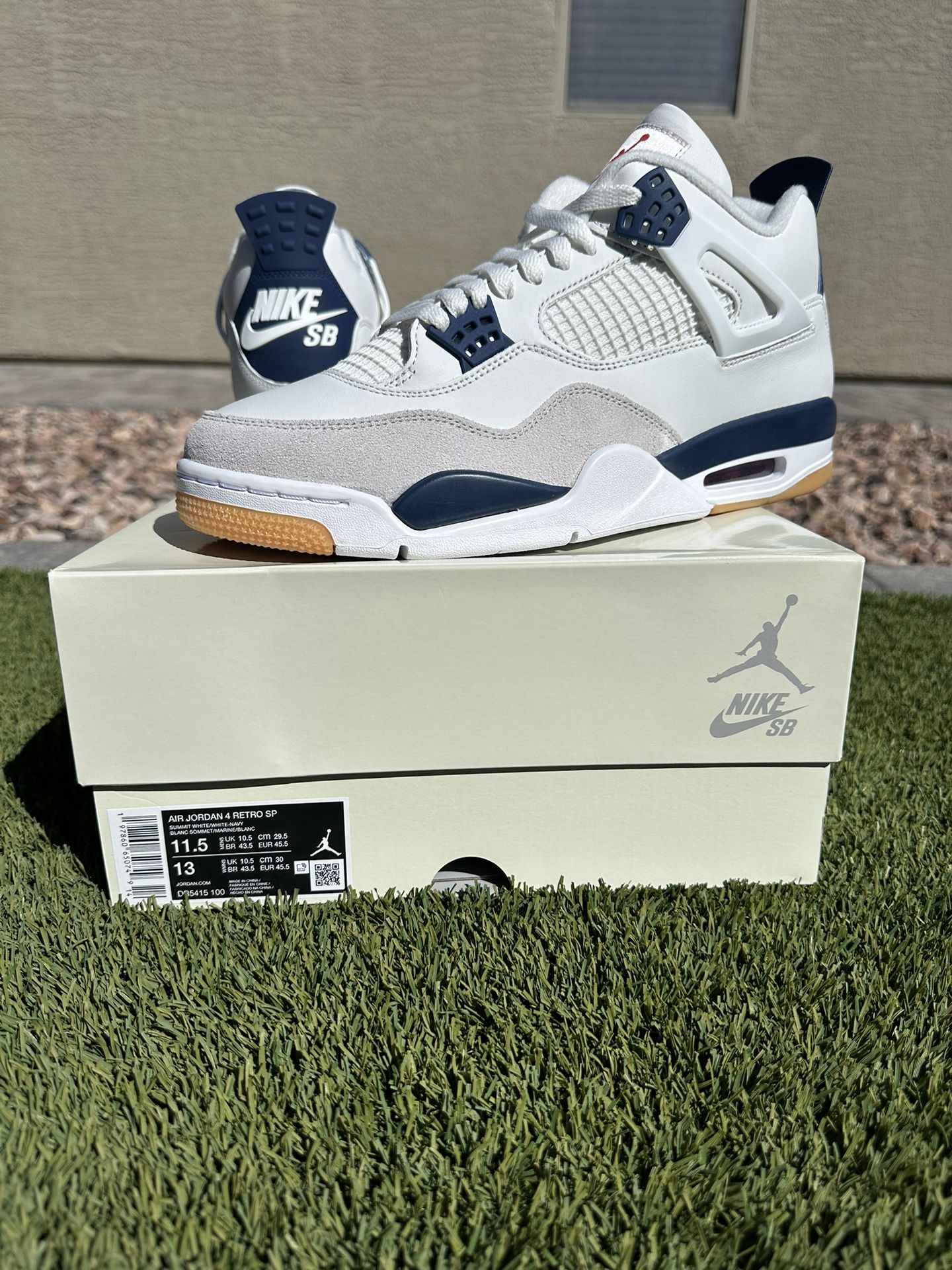 Nike Air Jordan 4 Retro SB Navy NEW/RECEIPT SIZE: 11.5 $370 FIRM ONLY!!