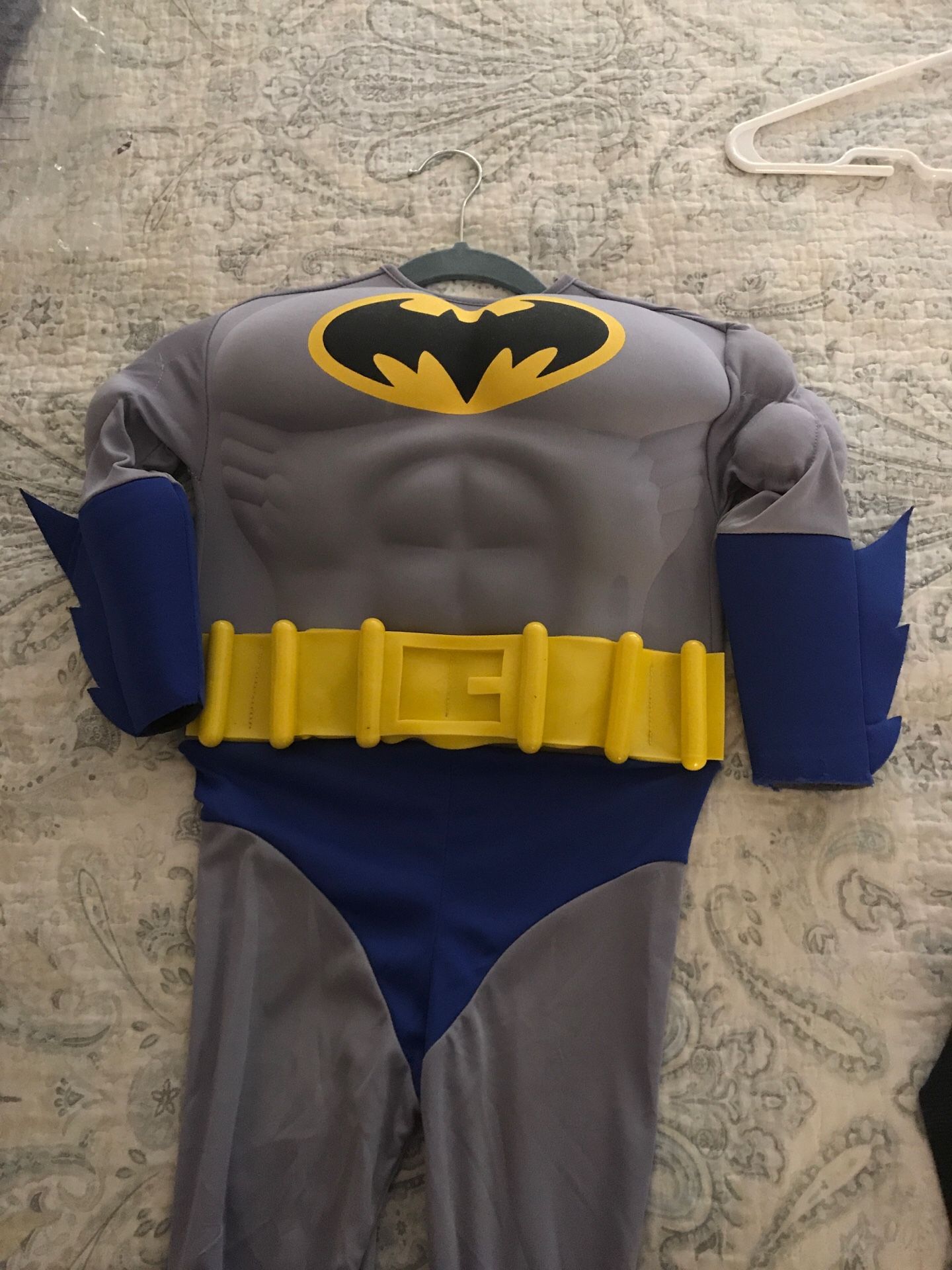 Boys Batman Muscle Costume Sz Small