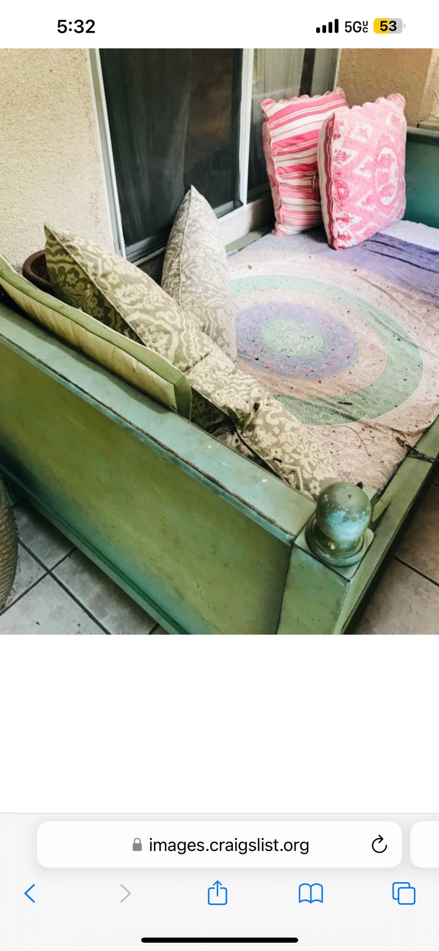 Green Day Bed (Antique)