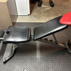 Bowflex Home Gym Bench – Adjustable, Incline/Decline, Leg Support