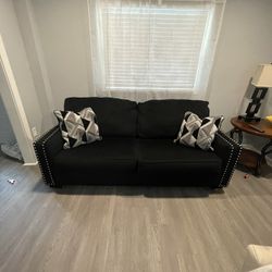 Ashley Furniture Black Couch 