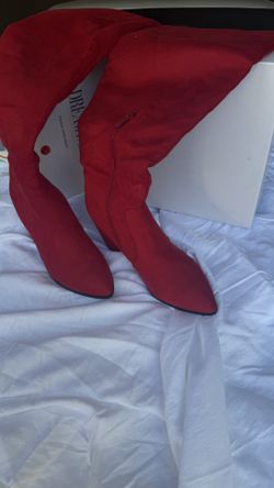Red Women Boots