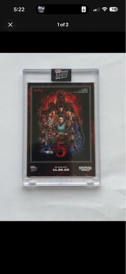 Topps NOW Stranger Things Season 5