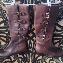 Leather Boots For Larp, Cosplay, Reenactment, Or Renaissance Faire