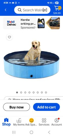 Pet pool 48 inch round x12 inches tall