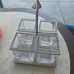 Metal/glass Utensil Caddy