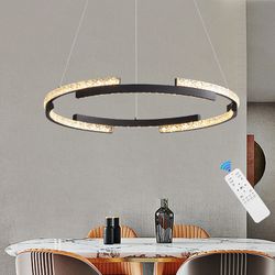 XLZWJLQ Modern LED Chandelier 1 Ring Circular 