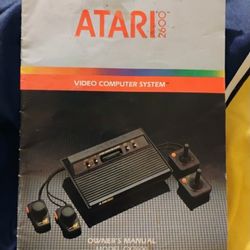 Vtg Atari Manuel 