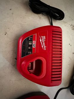2 new Milwaukee M12 battery chargers. $40 each. Try before you buy. Pick up only.